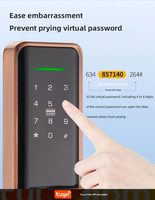 Beveiliging Ttlock Vingerafdruk Elektronisch Digitaal 5050 Insteekslot Wifi Tuya Smart Deurslot voor Thuis Appartement Hotel
