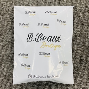 Sac postal Logo personnalisé imprimé pleine page pour poly sac postal vêtement vêtement emballage d'expédition sac au design haut de gamme - Product Image 1