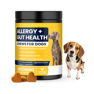 ODM/OEM Marque Privée Complément Alimentaire pour Chiens : Huile de Poisson à Absorption Rapide, Friandises Molles pour Soutien Immunitaire, Digestion Sensible et Probiotiques pour la Santé - Product Image 1