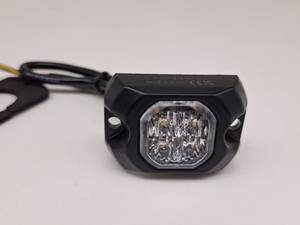 Venta Directa de Fábrica, Luz de Advertencia Intermitente LED Multiusos para Montaje en Rejilla, DC12-24V, 4 LED - Product Image 2