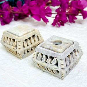 Vente en gros de pierre naturelle artisanale, objet de décoration de temple de navire de guerre, porte-encens parfumé, diffuseur d'aromathérapie à bas prix - Product Image 1