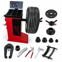 Équilibreuse de roues automatique haute précision à mesure rapide, capacité maximale 65 kg, pour jantes de 10 à 24 pouces, 220V/380V, pour atelier de réparation de pneus de voiture