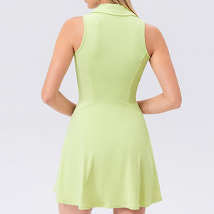 欧美一体网球裙透气腰部撞色男女运动休闲健身裙 - Product Image 4