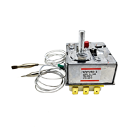Thermostat automatique métallique à expansion liquide capillaire haute température 20A 250V pour four, friteuse et chaudière