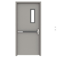 Porte coupe-feu en acier avec indice d'incendie de 3 heures, utilisation commerciale, compatible avec les armoires de cuisine, porte coupe-feu double intérieure/extérieure à vendre