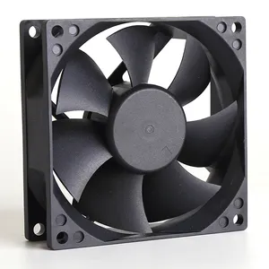 8025 High Quality Dc Cooling Brushless Motor Parts Axial 12v Cpu Radiator Cpu Fan Heat Sink Exhaust Fan
