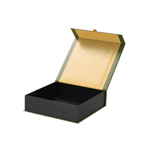 Eco-Friendly Recycled Grey Board Gold Foil Magnetic Closure Customizable High-End Skin Care Eye Cream <b>Boxes</b> - Product Image 3