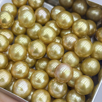 Muses Jewels Kedatangan Baru Mutiara Air Tawar Alami Berwarna 11-12mm Bulat Berwarna-warni Halus untuk Pembuatan Perhiasan.