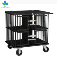 Chariot pliable pour animaux de compagnie, chariot léger en aluminium pour chien, chariot pour exposition d'animaux