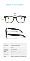 Gafas de Traducción Inteligente con IA, 100+ Idiomas, Bluetooth 5.4, IA de Oído Abierto, Chat con IA, Videollamadas para Viajes, Negocios y Trabajo