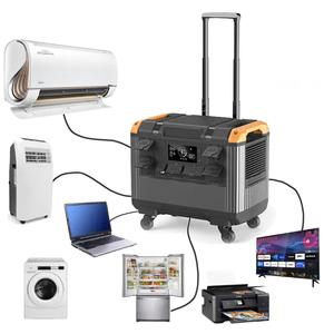 Aavcon 3000-watt xách tay có thể gập lại Trạm điện Kit 3 DC đầu ra MPPT pin năng lượng mặt trời bảng điều khiển bên ngoài pin Anh cắm bán buôn - Product Image 2