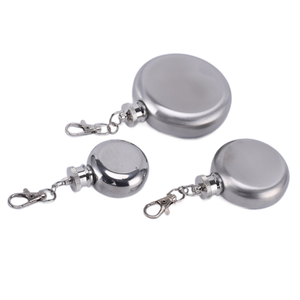 Mini Petaca de Acero Inoxidable, Diseño Redondo y Cuadrado, para Whisky, Vino, Colores para Cascade Alchemy para España Yichang <span class=keywords><strong>Platan</strong></span> - Product Image 3