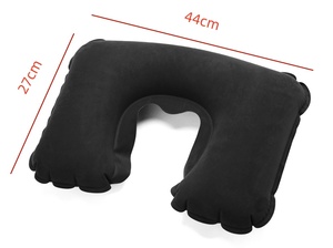 Almohada de viaje en forma de U para coche, Oficina de vuelo aéreo, almohada <span class=keywords><strong>inflable</strong></span> para el <span class=keywords><strong>cuello</strong></span>, funda de felpa corta, soporte para reposacabezas, cojín de enfermería suave - Product Image 6