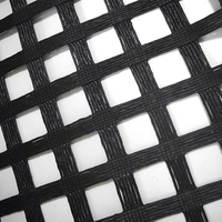 Geogrid de Poliéster Tejido por Urdimbre GEOROAD, Biaxial, Alta Resistencia a la Tracción, 5 Años de Garantía, para Carreteras, Ferrocarriles, Presas y Muros de Contención