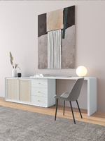 Vente chaude minimaliste multi-usage moderne Simple bureau réglable maison chambre à coucher Design en bois bureau