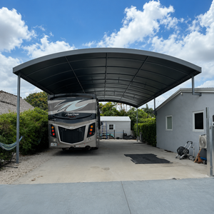 Pergola de jardin autoportante moderne en aluminium rétractable et écologique, auvent de <span class=keywords><strong>carport</strong></span>, taille personnalisée, pour parking extérieur, cour et <span class=keywords><strong>terrasse</strong></span> - Product Image 3