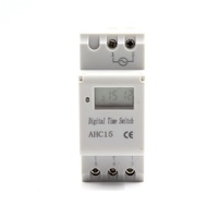 Ahc15A pengontrol waktu otomatis, saklar pengatur waktu 220V dengan tipe rel panduan Max 25A arus Thc15A