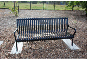 Hot <strong>Sale</strong> All Weather 2 Seater Metal Modern <strong>Garden</strong> <strong>Benches</strong> Outdoor Park Long Black Steel Iron <strong>Bench</strong> - Product Image 4