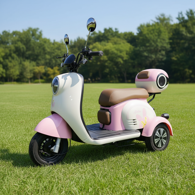 High-quality Electric Three-wheeler with Foldable Seats Small Three-wheeler Becomes a Household Electric Three-wheeler Bicycle
