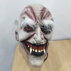 Máscara de Látex de Chucky, Disfraz de Zombie con Cejas Blancas para Halloween, Terrorífica, para Casa Embrujada, Escape Room, Mascarada, Espectáculo - Product Image 1