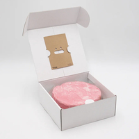 Boîte à pâtisserie personnalisée en gros, rose, avec logo, pour biscuits, pralines, gâteaux