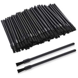 <span class=keywords><strong>Welink</strong></span>-Cepillo desechable para labios con puntas flexibles planas y traseras, varitas desechables para ojos, aplicador de maquillaje, pelo de nailon, venta al por mayor - Product Image 4