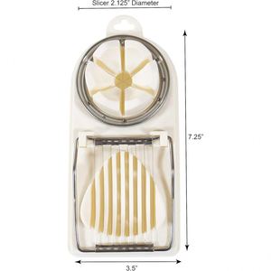 Quality <b>Multifunctional</b> Egg Slicers Stainless Steel Slicer Fancy Splitter Egg Cutting Slicer <b>Cutter</b> - Product Image 3