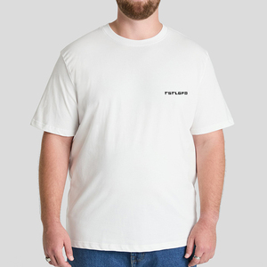 Men Plus Size Solid <b>White</b> Crew Neck T Shirt Basic Short Sleeve Casual Relaxed Fit <b>Plain</b> <b>Tee</b> For Daily Wear - Product Image 1