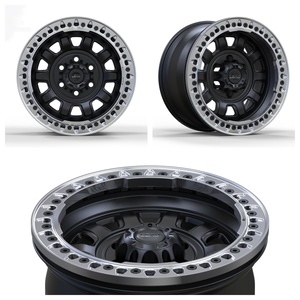 <span class=keywords><strong>Rines</strong></span> Forjados LEAD 6061 T6 con Beadlock Todoterreno de 16-24 Pulgadas <span class=keywords><strong>para</strong></span> Toyota Tundra, Ford F150 Raptor, <span class=keywords><strong>Chevy</strong></span> <span class=keywords><strong>Silverado</strong></span>, Negro Mate Pulido - Product Image 4