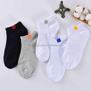 ビジネスカスタムクラシックドレスローカット通気性カジュアルソックス用OEMメンズアンクルコットンソックス - Product Image 5