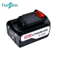 Batterie liquide de remplacement FURUIEN/OEM pour outils électriques BlackDecker 20V avec indicateur de puissance, modèle LBXR2020
