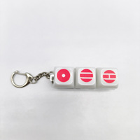 2026 K-pop World Tour Concert Comeback Plastic Three-click Decompression Keyring Kpop Fidget Clicker With Light Keycap Keychain