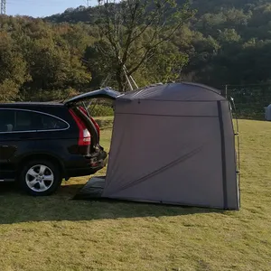 2024 High Quality Aluminum Car Outdoor Tent Camping 2-3 Person 4 Season Car Tent