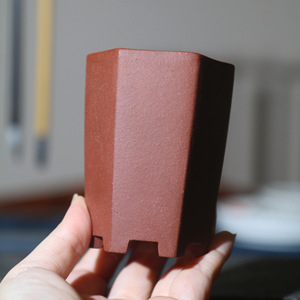 Maceta Hexagonal Pequeña de Zisha de Yixing para Bonsái, Estilo Clásico - Product Image 3