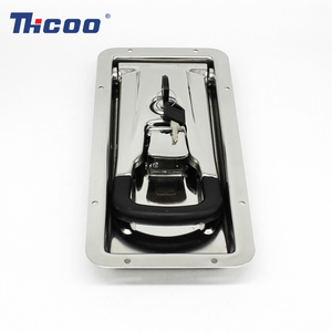 Nhiệm Vụ Nặng Nề Lõm Cửa Khóa Hàng Hóa Trailer Cửa Xử Lý Latch Ổ Khóa Lạnh Van Xe Tải Phía Sau Cửa Xử Lý Khóa - Product Image 4