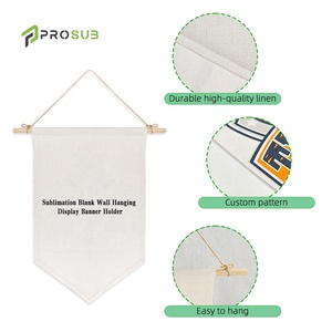 Bandera de Jardín para Sublimación Prosub, Bandera de Lino Personalizable para Colgar en la Pared, Decoración Navideña, Banderines para Sublimación - Product Image 3