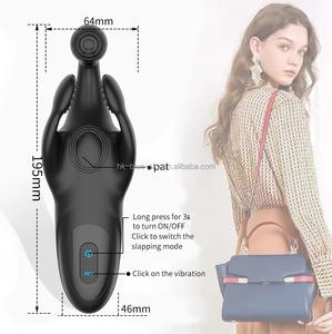 Trident battant Vibration Anus Plug masseur de Prostate portable électrique mâle femelle partagé jouets sexuels pour adultes - Product Image 2