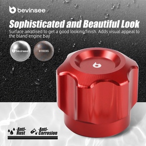Bouchons anti-poussière de soupape de remplissage de ligne de <span class=keywords><strong>climatisation</strong></span> Bevinsee pour BMW E36 E46 E60 E90 E92 Z4 E85 X1 X3 X5 64538387438 64538387437 - Product Image 5