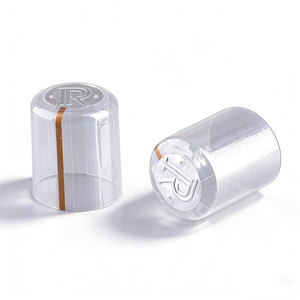 Bandas Termoencogibles de PVC de 38 mm y 45 mm, Cápsulas Termoencogibles Transparentes Perforadas para Cuello de Botella, Etiquetas de Sellado - Product Image 4