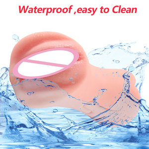 Tutta la vendita TPE maschio masturbatore tascabile figa giocattoli del sesso artificiale <span class=keywords><strong>Vagina</strong></span> ano bocca per gli uomini che si masturba - Product Image 5