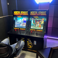 Borne d'arcade sur le thème de Mortal Kombat, 2 joueurs, armoire verticale, fonctionne à pièces, jeux de combat 3D, console de jeu d'arcade rétro