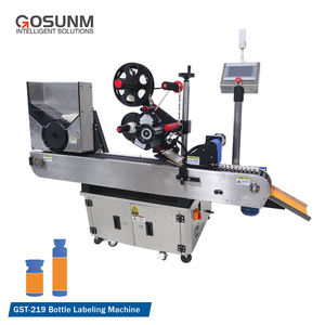 Machine à coller les étiquettes autocollantes en papier Machine à étiqueter les bouteilles horizontales automatiques - Product Image 5