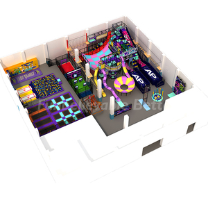 Bettaplay Parque de Juegos Interior de 1200 m², Parque de Trampolines Interior <span class=keywords><strong>Super</strong></span> Slide City para Centros Comerciales - Product Image 1