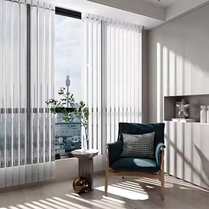 Fábrica Especializada en Personalizar Persianas Enrollables Eléctricas Inteligentes para Ventanas Francesas, Diseño de Plantas, 100% Poliéster Ignífugo - Product Image 1