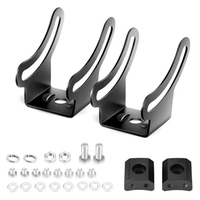 Support de montage coulissant en métal pour barre lumineuse LED de voiture YL397, support de base pour barre lumineuse de travail, support de montage pour barre lumineuse