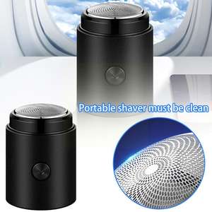 Afeitadora Eléctrica Portátil Mini Recargable para Hombre, Máquina de Afeitar de Viaje, Lavable, de Uso Húmedo y Seco, Recortadora Masculina - Product Image 4