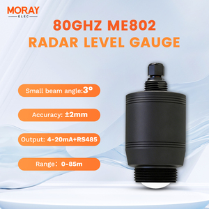 Бесконтактный радарный уровнемер Moray ME802 для измерения глубины твердых и жидких сред, датчик уровня масла, радарный уровнемер для резервуаров - Product Image 2