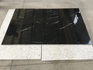 Azulejo de mármol negro Alexandrette turco Nero Marquina Alanya Royal con vetas blancas Diseño de piso y pared interior - Product Image 5
