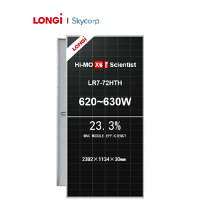 Panneau solaire Longi Hi-MO X6 Max Scientist LR7-72HTH 620W 625W 630W Module haute performance pour système solaire sur toiture - Product Image 1