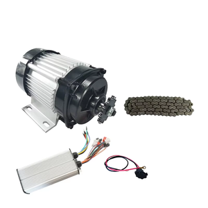 삼륜차 전환 전기차 브러시리스 <span class=keywords><strong>DC</strong></span> 모터 컨트롤러 550W 48V 영구 자석 구리 기어 모터 IP65 공장 - Product Image 1